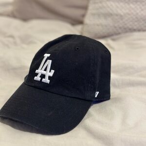 Black LA Logo Baseball Cap